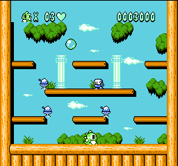 Bubble Bobble Part 2 (USA) In game screenshot